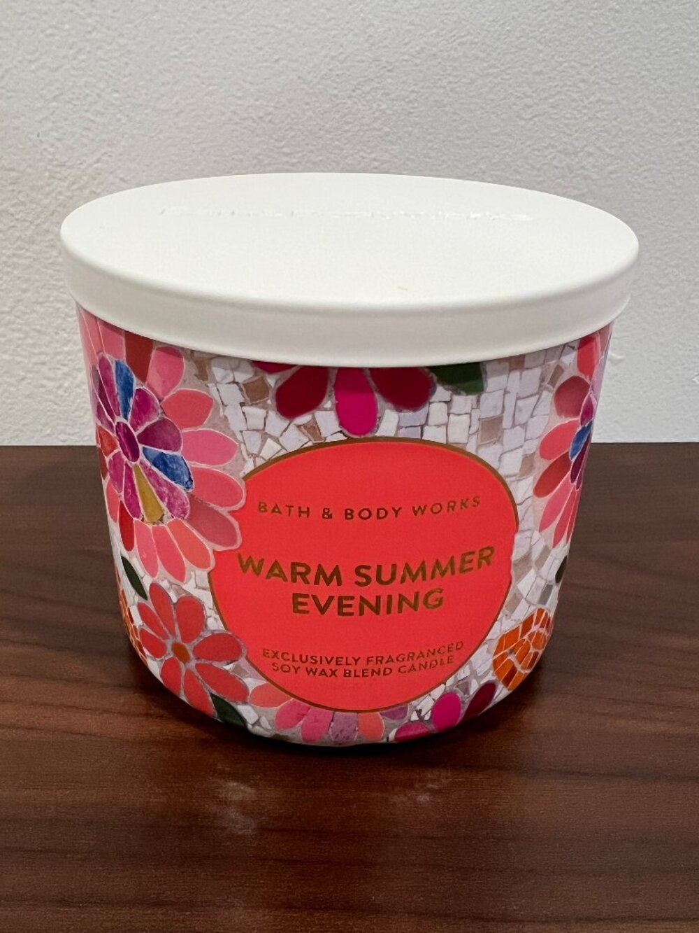 Bath and Body Works Warm Summer Evening 3-Wick Candle NEW